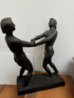 Vintage Bronze Sculpture signed Longuet