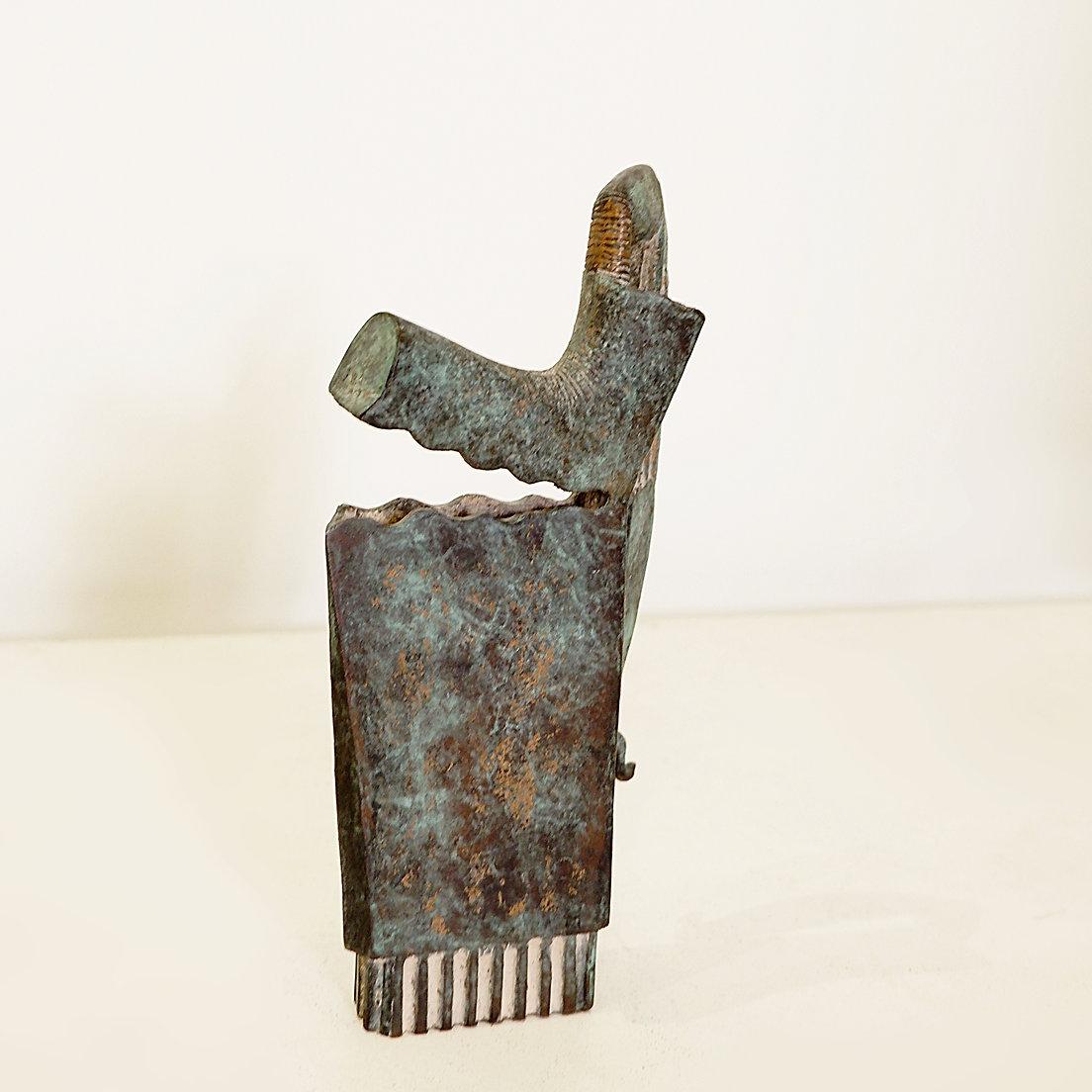 Vintage Bronze Sculpture stamped PL 87 For Sale 5