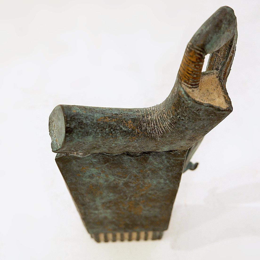 Vintage Bronze Sculpture stamped PL 87 For Sale 2