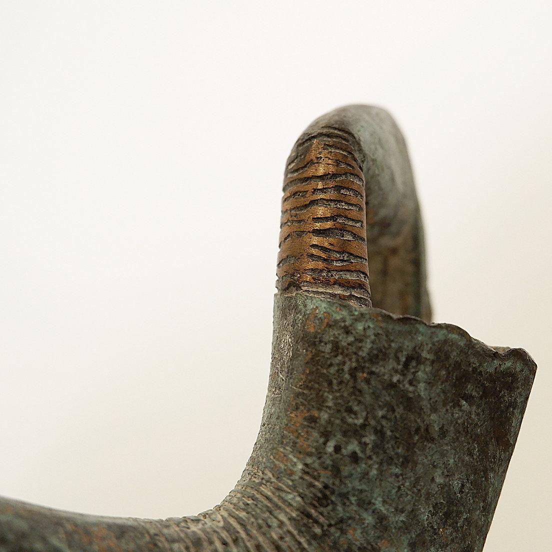 Vintage Bronze Sculpture stamped PL 87 For Sale 4