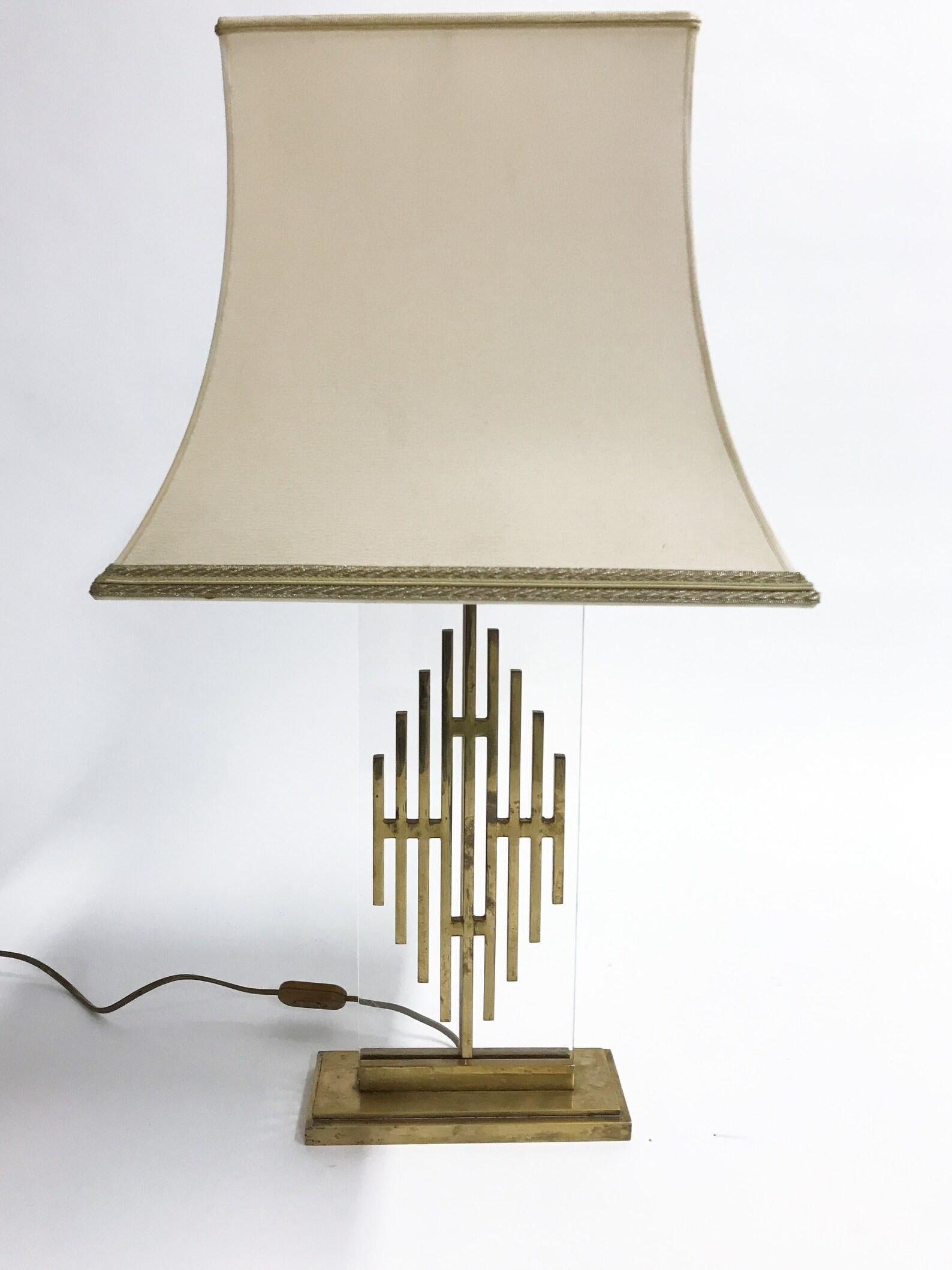 Hollywood Regency Vintage Bronze Table Lamp, 1960s For Sale