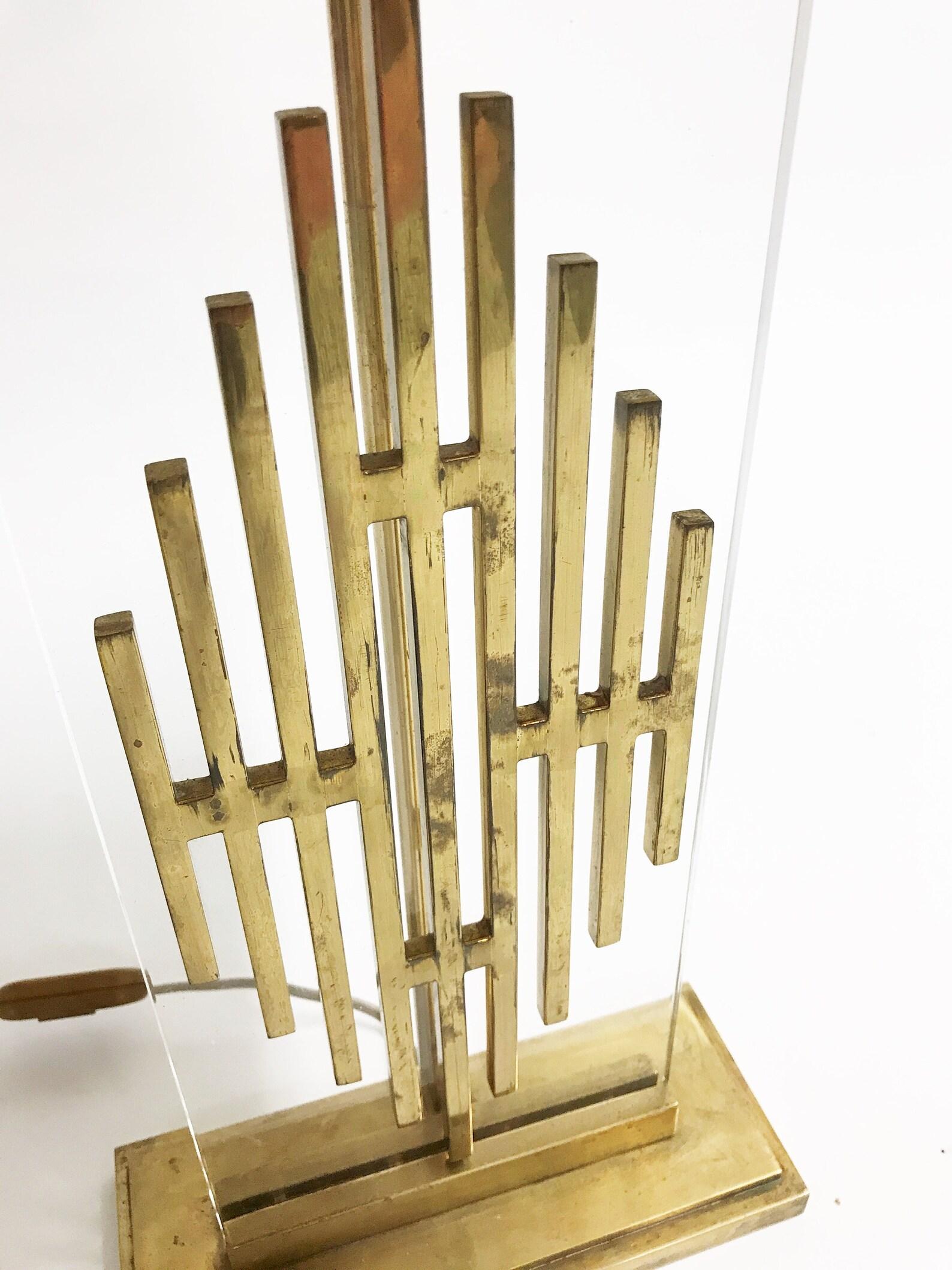 Late 20th Century Vintage Bronze Table Lamp, 1960s For Sale