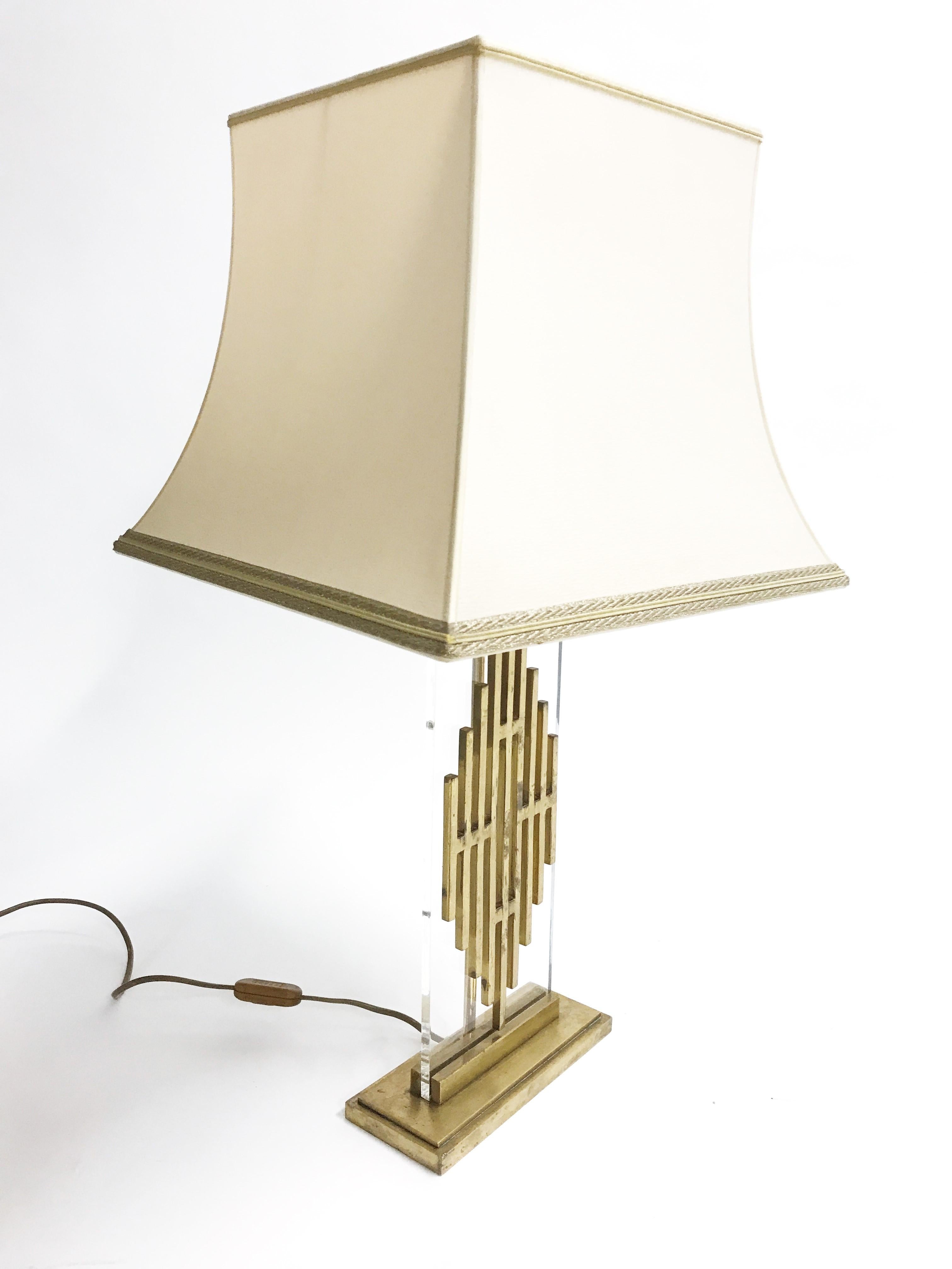 Vintage Bronze Table Lamp, 1960s For Sale 1