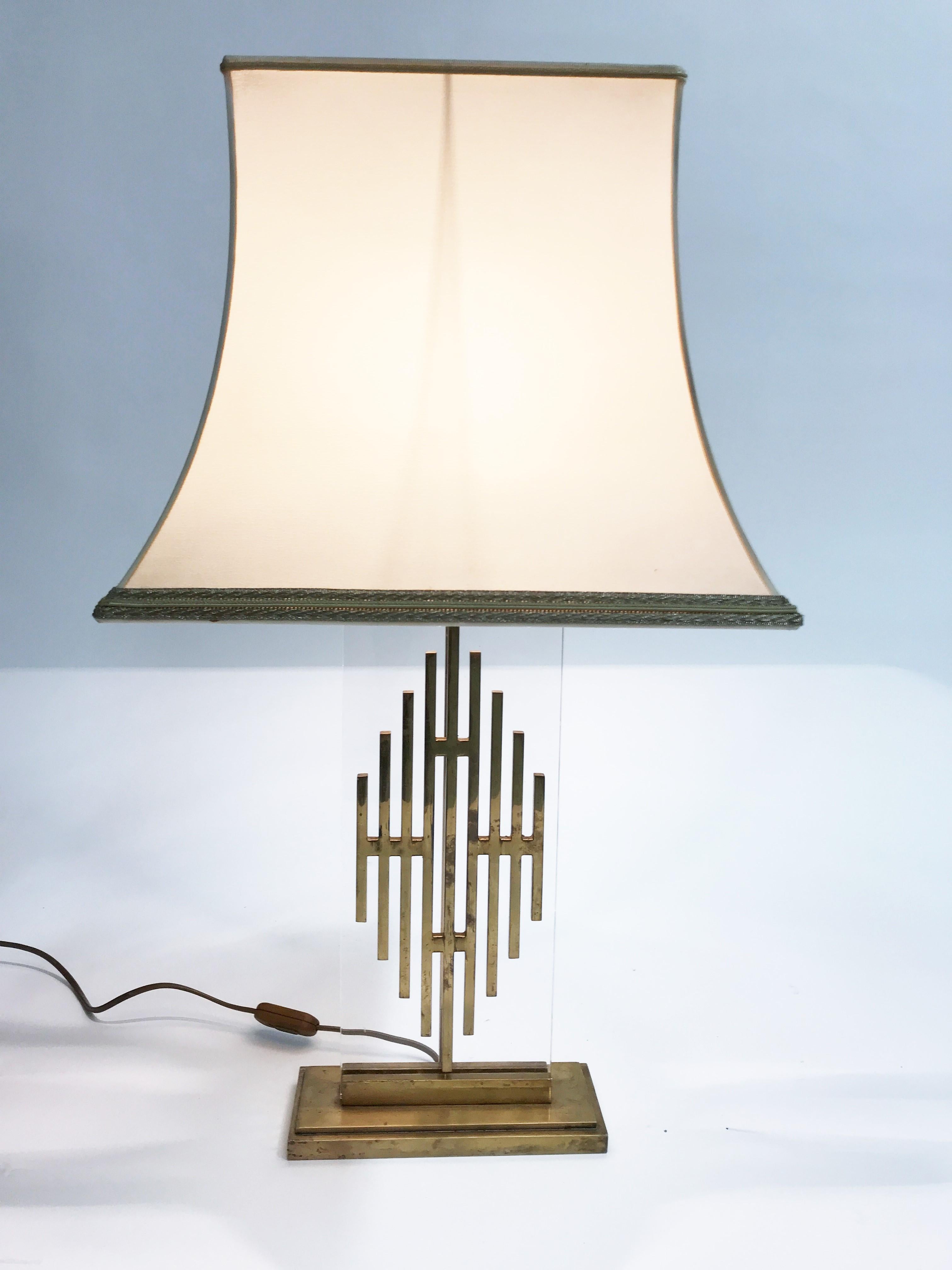 Vintage Bronze Table Lamp, 1960s For Sale 3