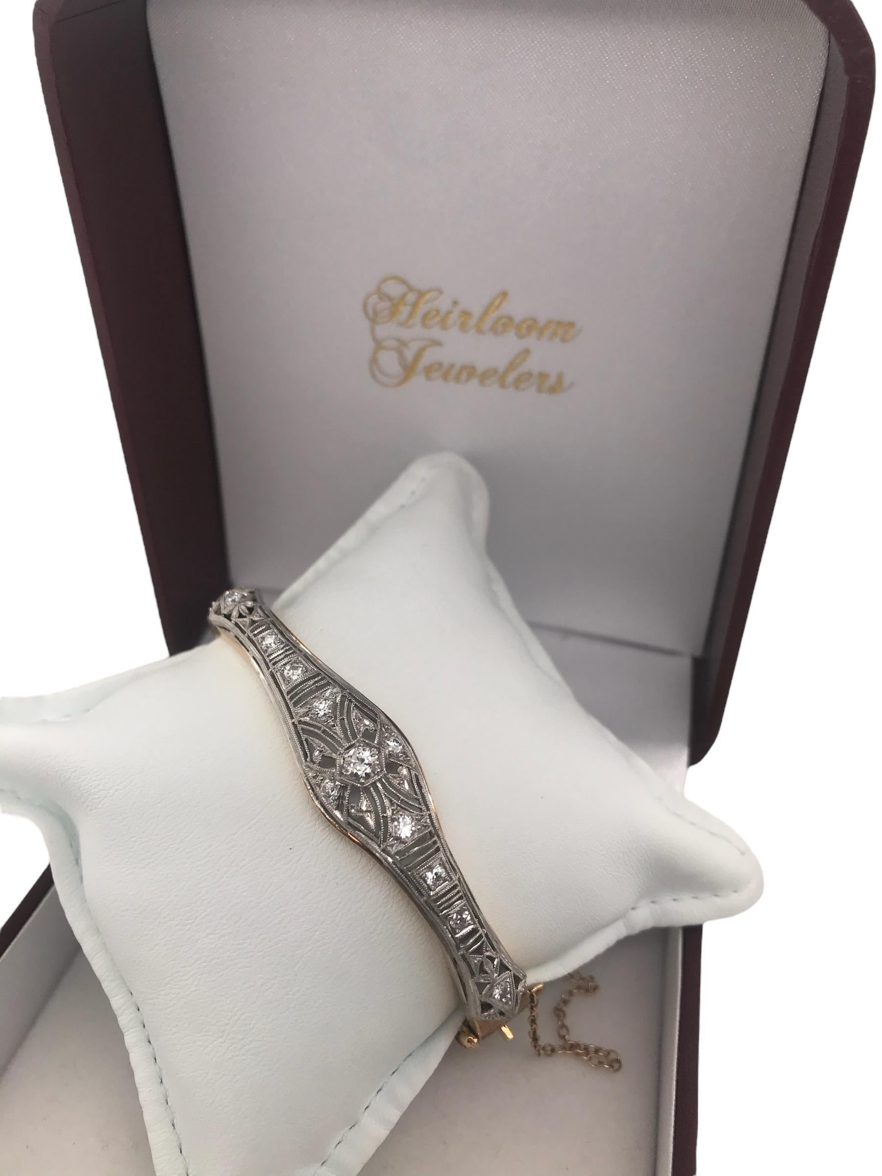 Vintage Brooch Conversion Bangle Braclet 5