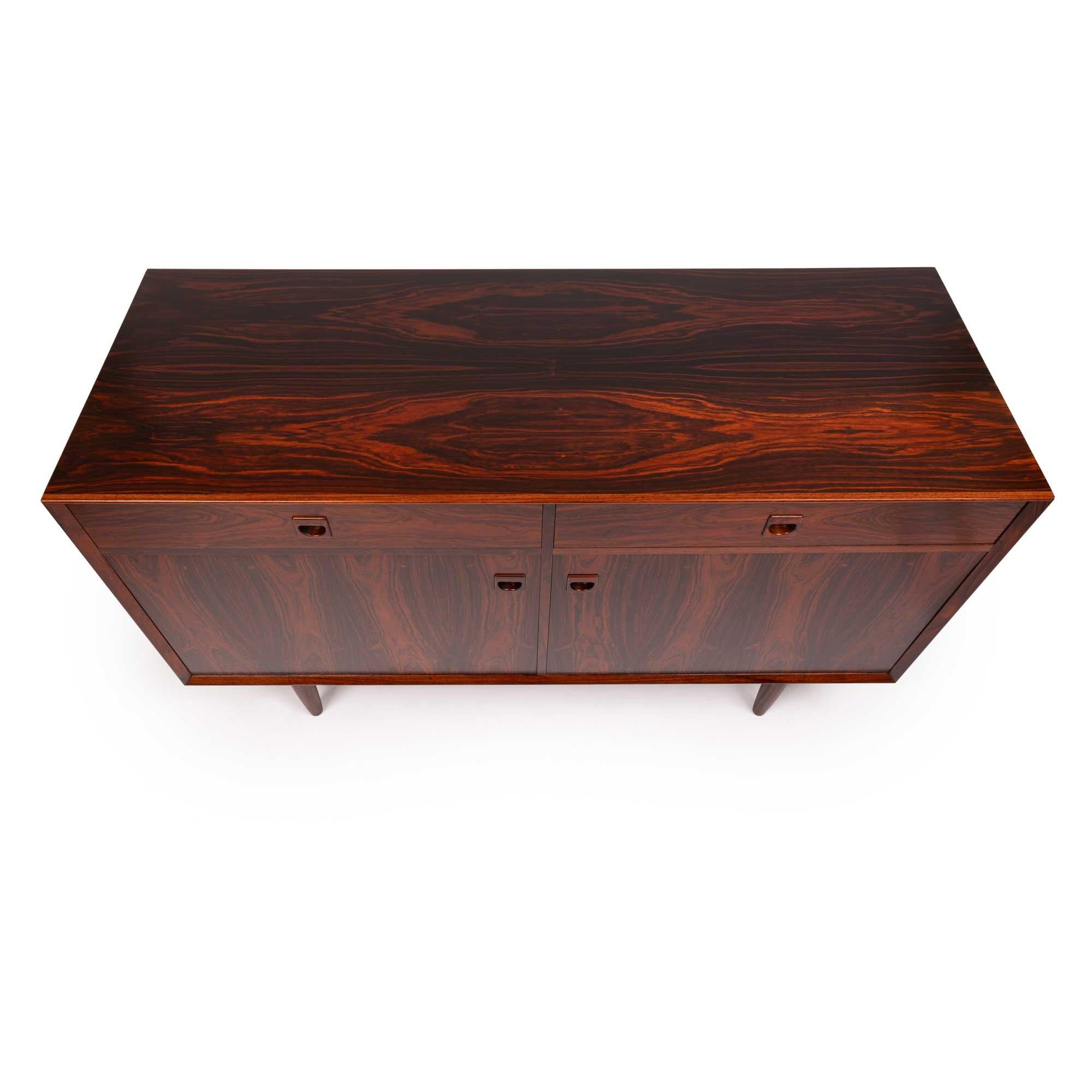 20th Century Vintage Brouer Møbelfabrik Rosewood Sideboard Credenza 1960s