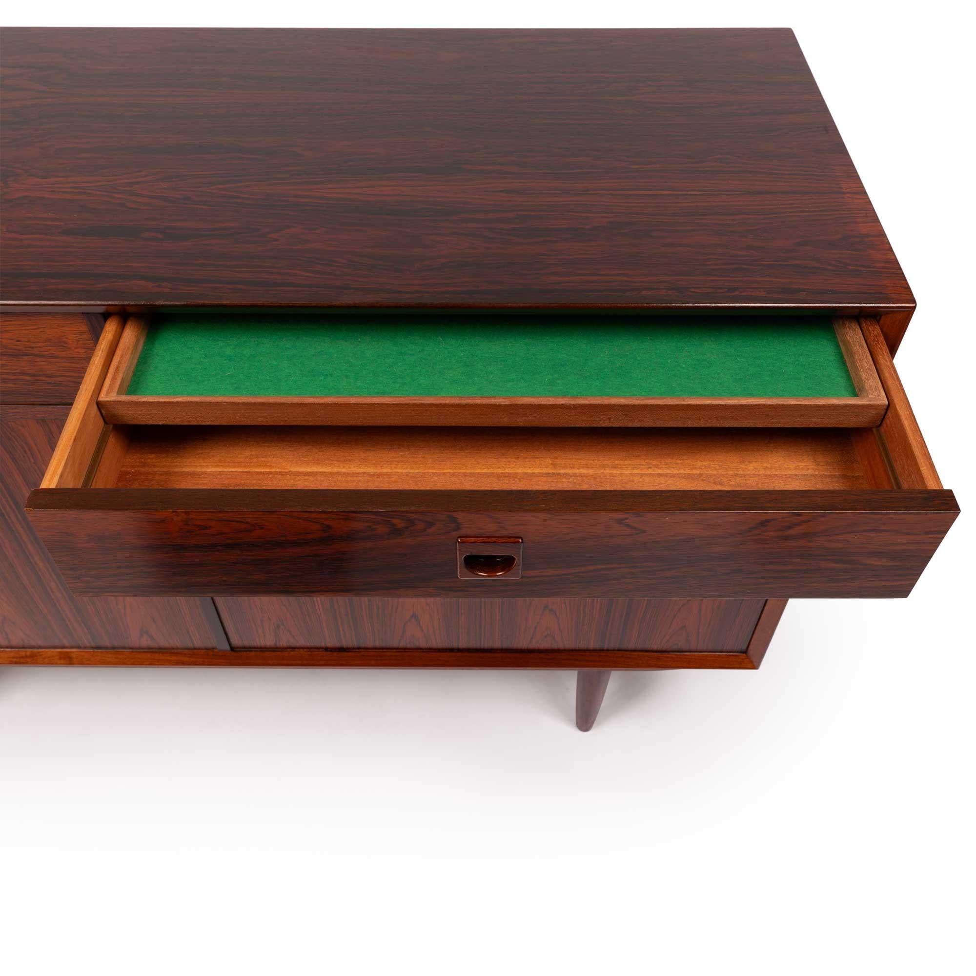 Vintage Brouer Møbelfabrik Rosewood Sideboard Credenza 1960s 3
