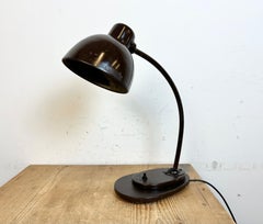 Vintage Brown Adjustable Table Lamp, 1960s