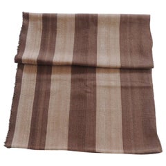 Vintage Brown and Camel Woven Textile