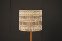Vintage Brown and Ivory California Modern Woven Lampshade by Maria Kipp, 1960s