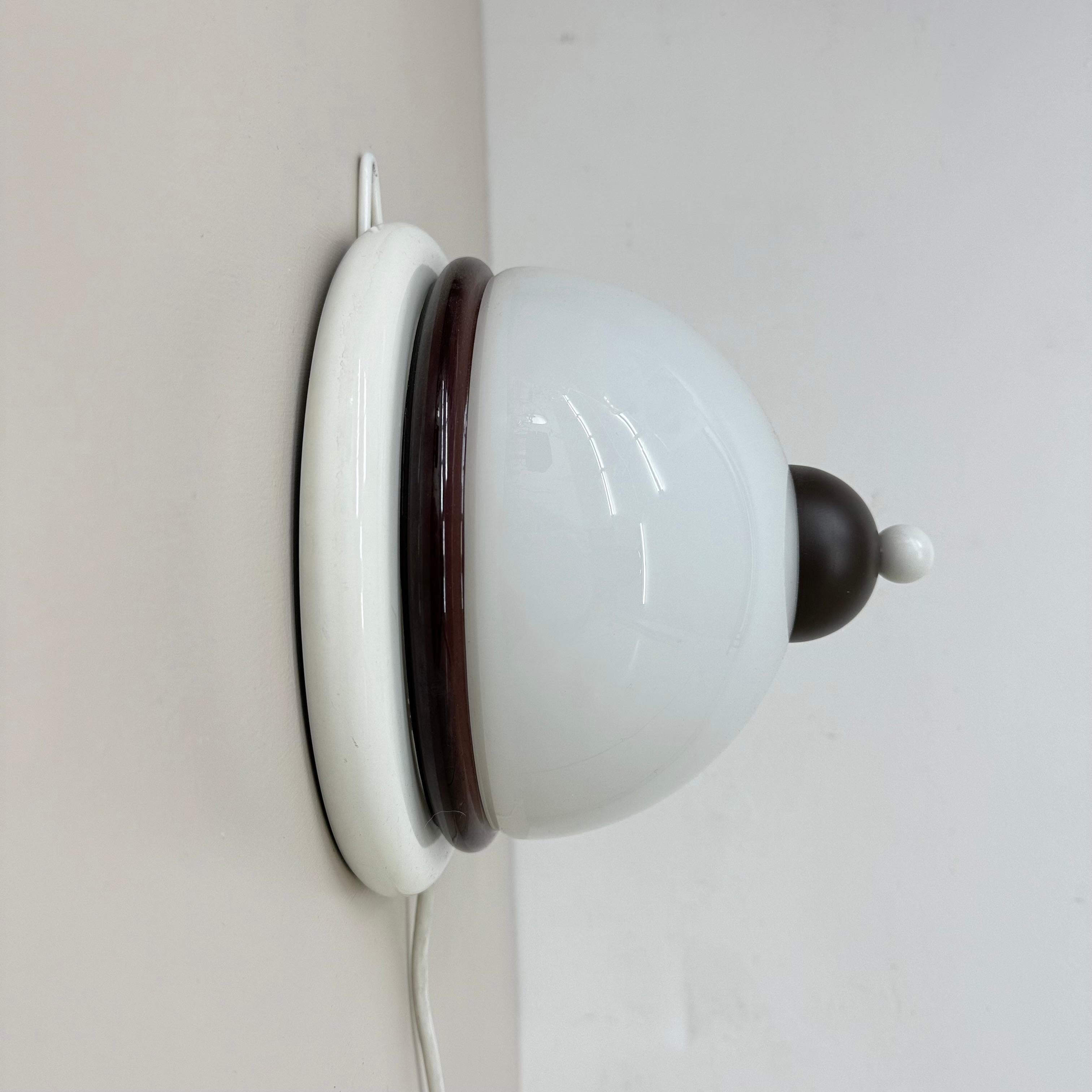 Applique murale vintage marron et blanc, 1970 en vente 2