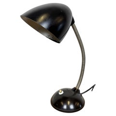 Vintage Brown Bakelite Gooseneck Table Lamp, 1960s