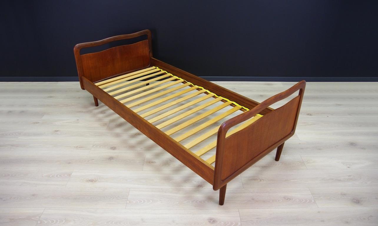 Vintage Brown Beds Danish Design Teak Classic, 1960s 3