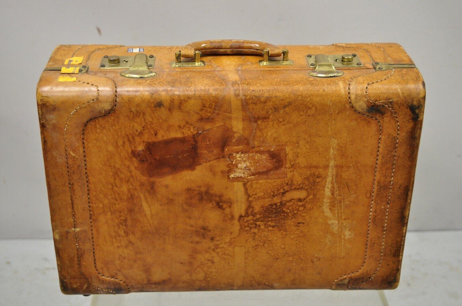 old hard suitcase