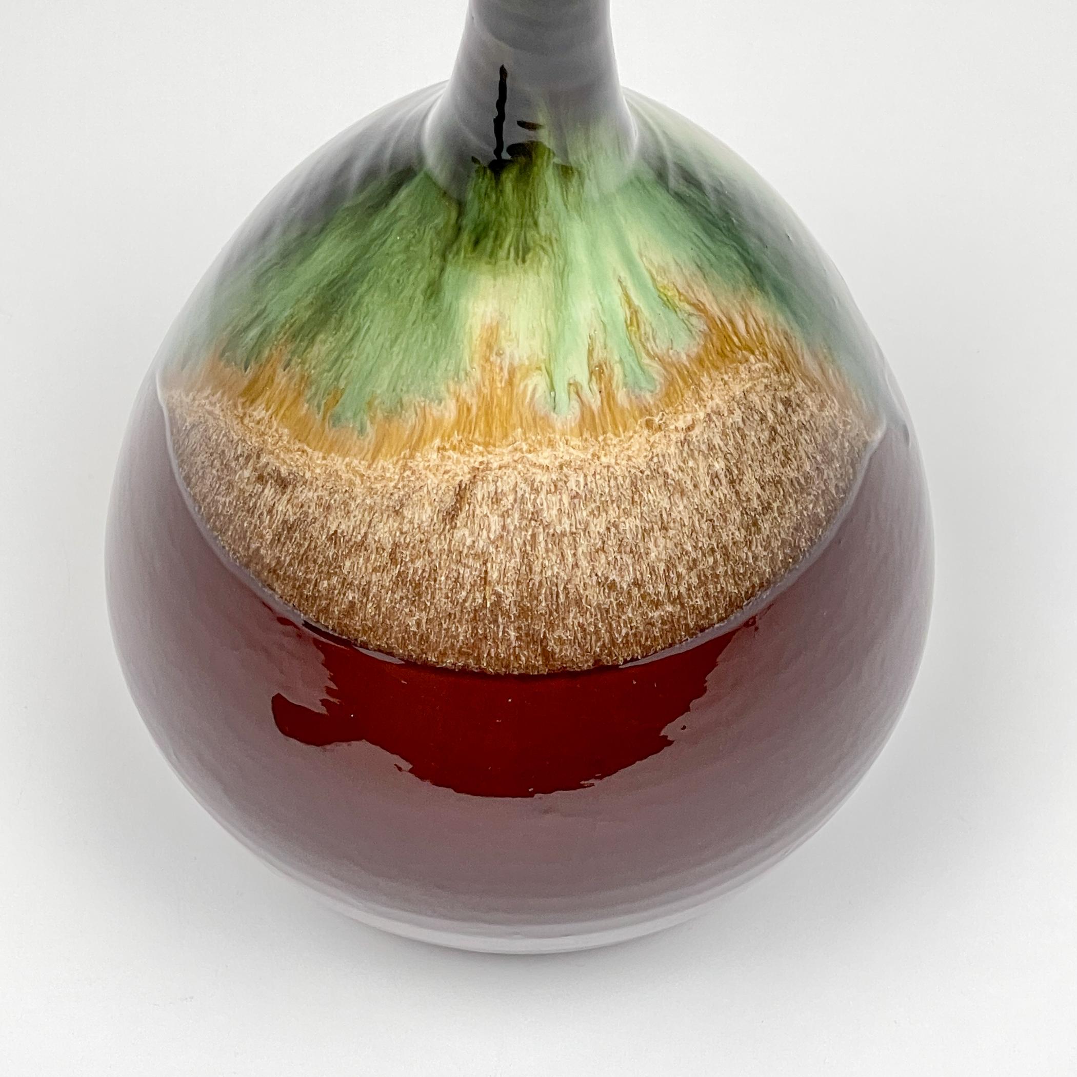 Vintage Vase aus brauner Keramik von Piqueres, Spanien, 1970er Jahre (Spanisch) im Angebot