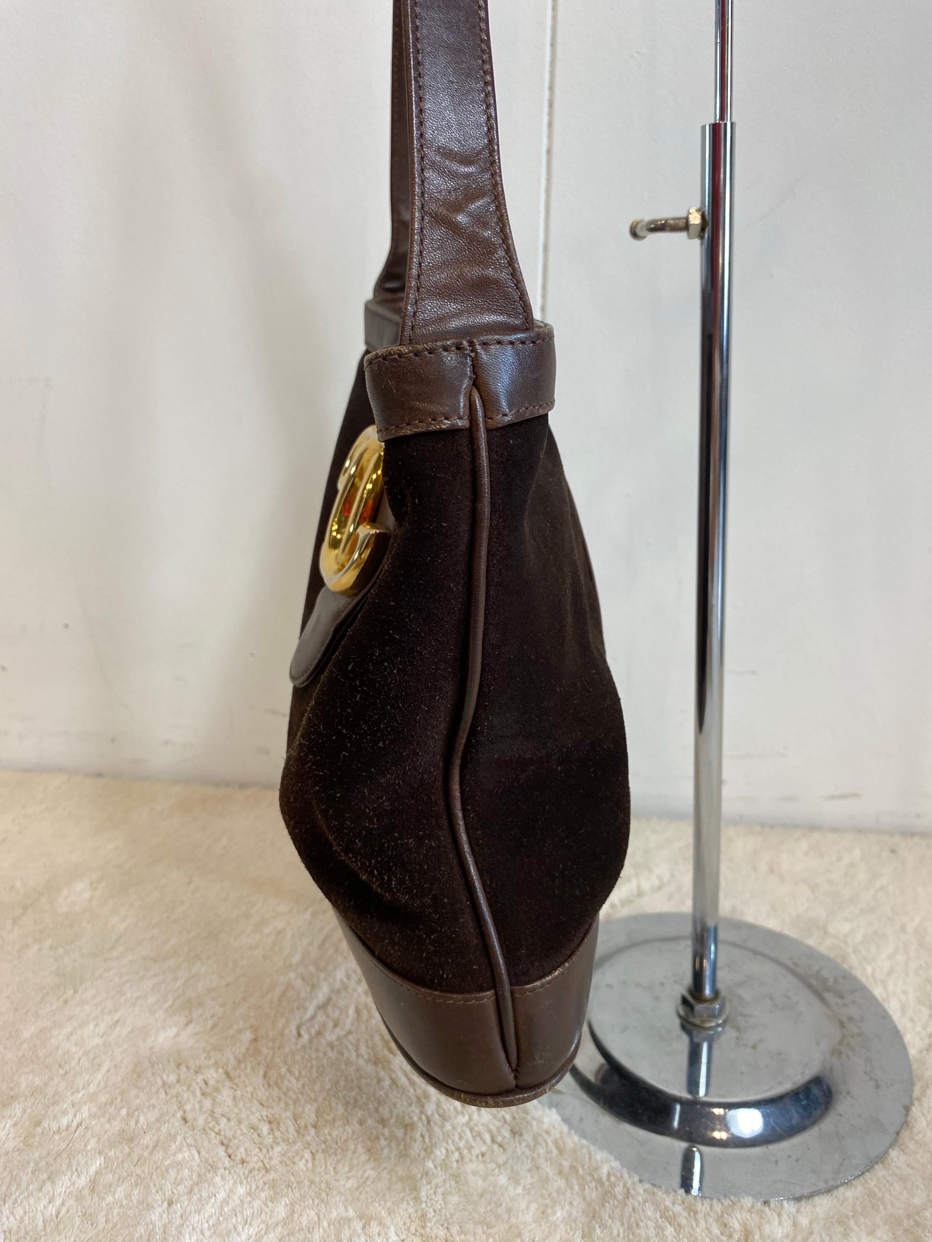 Femenino o masculino Bolso vintage marrón de Gucci. en venta