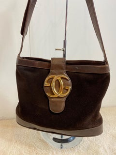 Bolso vintage marrón de Gucci.