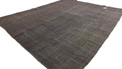 Vintage Brown Hand-Woven Goat Hair Kilim 10'4''x12'6''