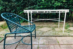Vintage Brown Jordan “Calcutta” Faux-Bamboo Dining Table by Hall Bradley