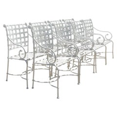 Vintage Brown Jordan Cast Aluminum “Florentine”:Dining Chairs - Set of 8
