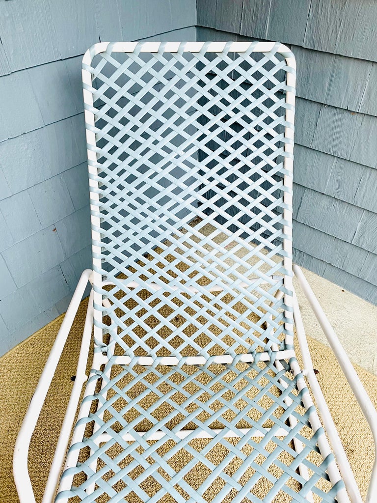 Vintage Brown Jordan Outdoor Patio Chaise Lounge For Sale at 1stDibs