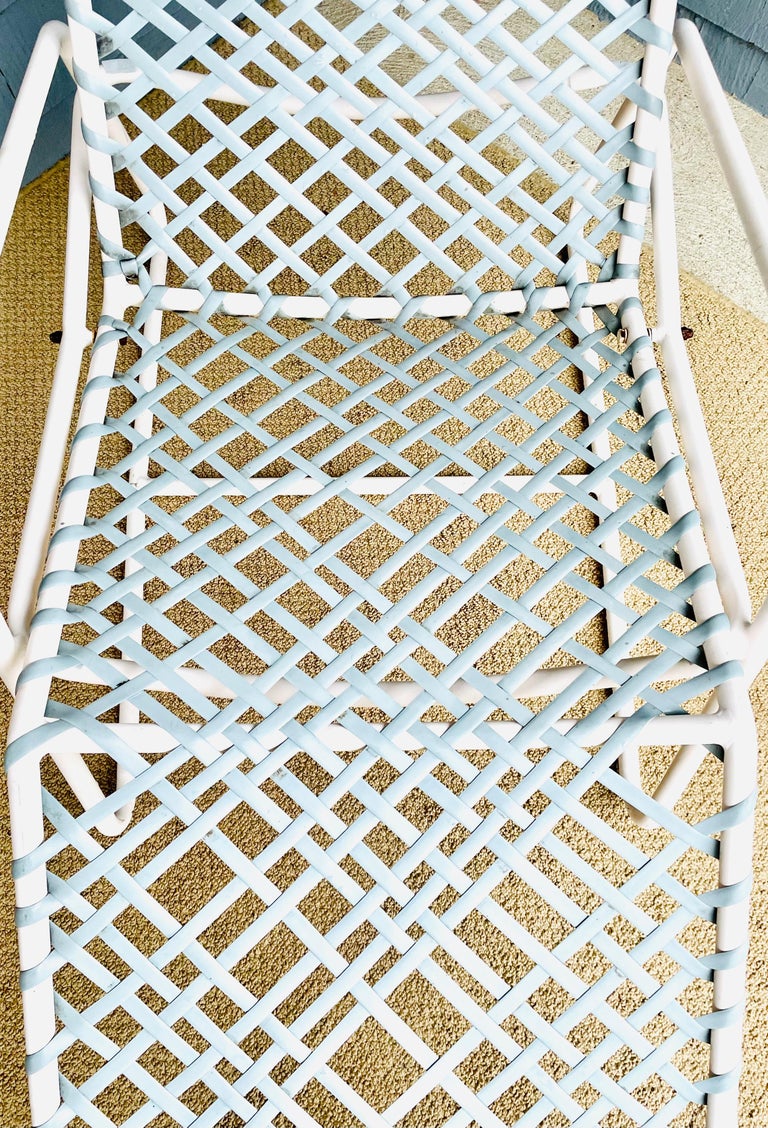 Vintage Brown Jordan Outdoor Patio Chaise Lounge For Sale at 1stDibs