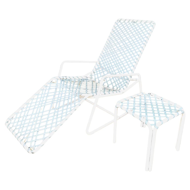 Vintage Brown Jordan Outdoor Patio Chaise Lounge For Sale at 1stDibs