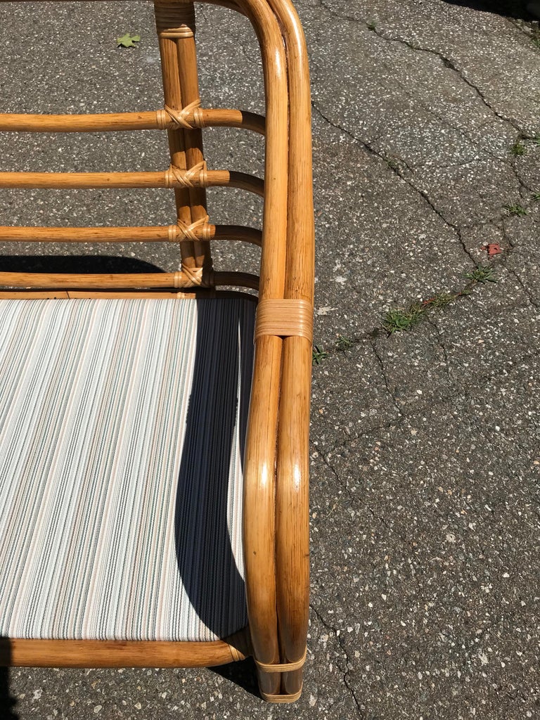Vintage Brown Jordan Rattan Porch Furniture at 1stDibs