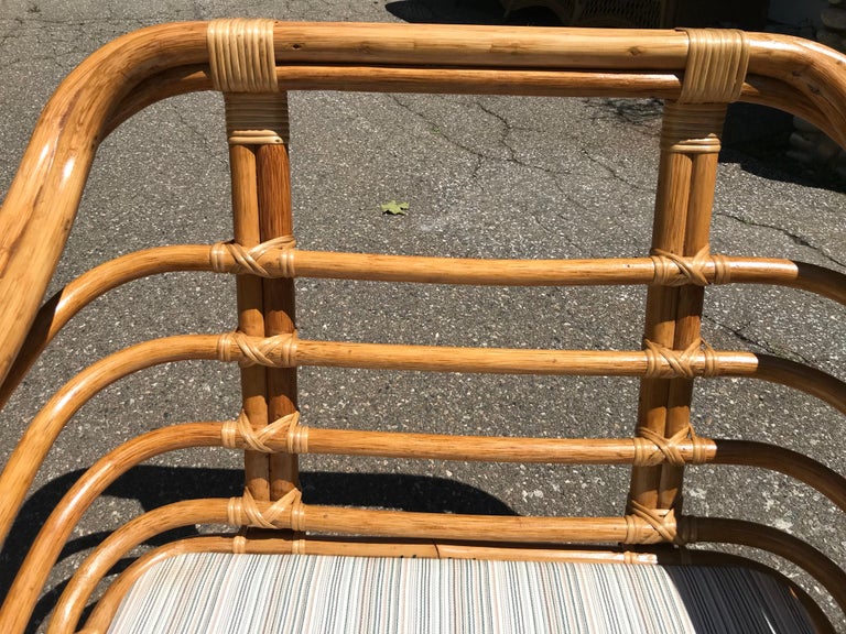 Vintage Brown Jordan Rattan Porch Furniture at 1stDibs