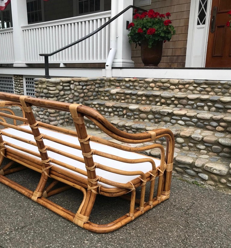 Vintage Brown Jordan Rattan Porch Furniture at 1stdibs