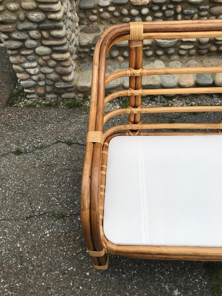 Vintage Brown Jordan Rattan Porch Furniture at 1stDibs