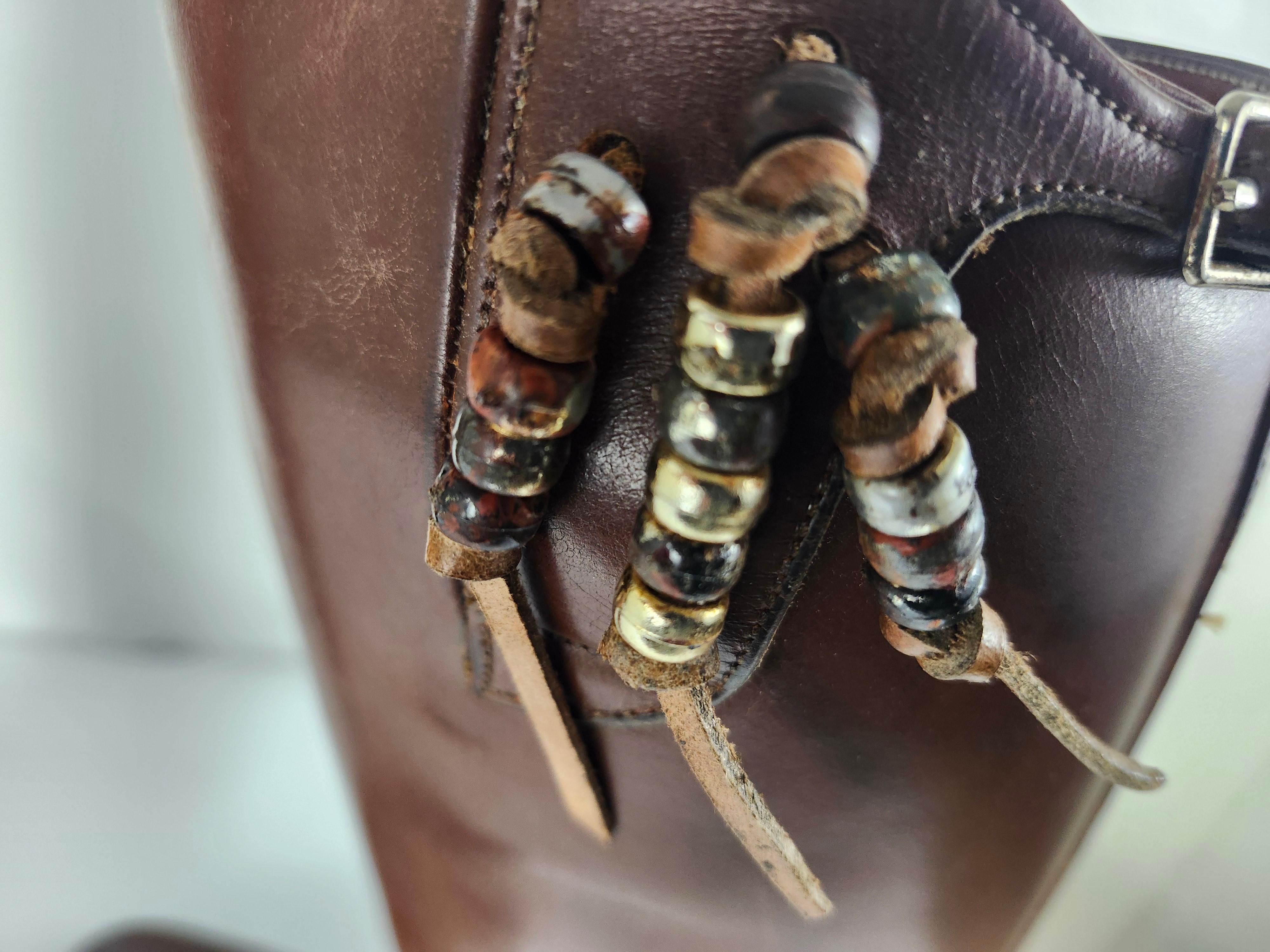 Vintage Brown Leather Riding Boots by Dehners For Sale 1
