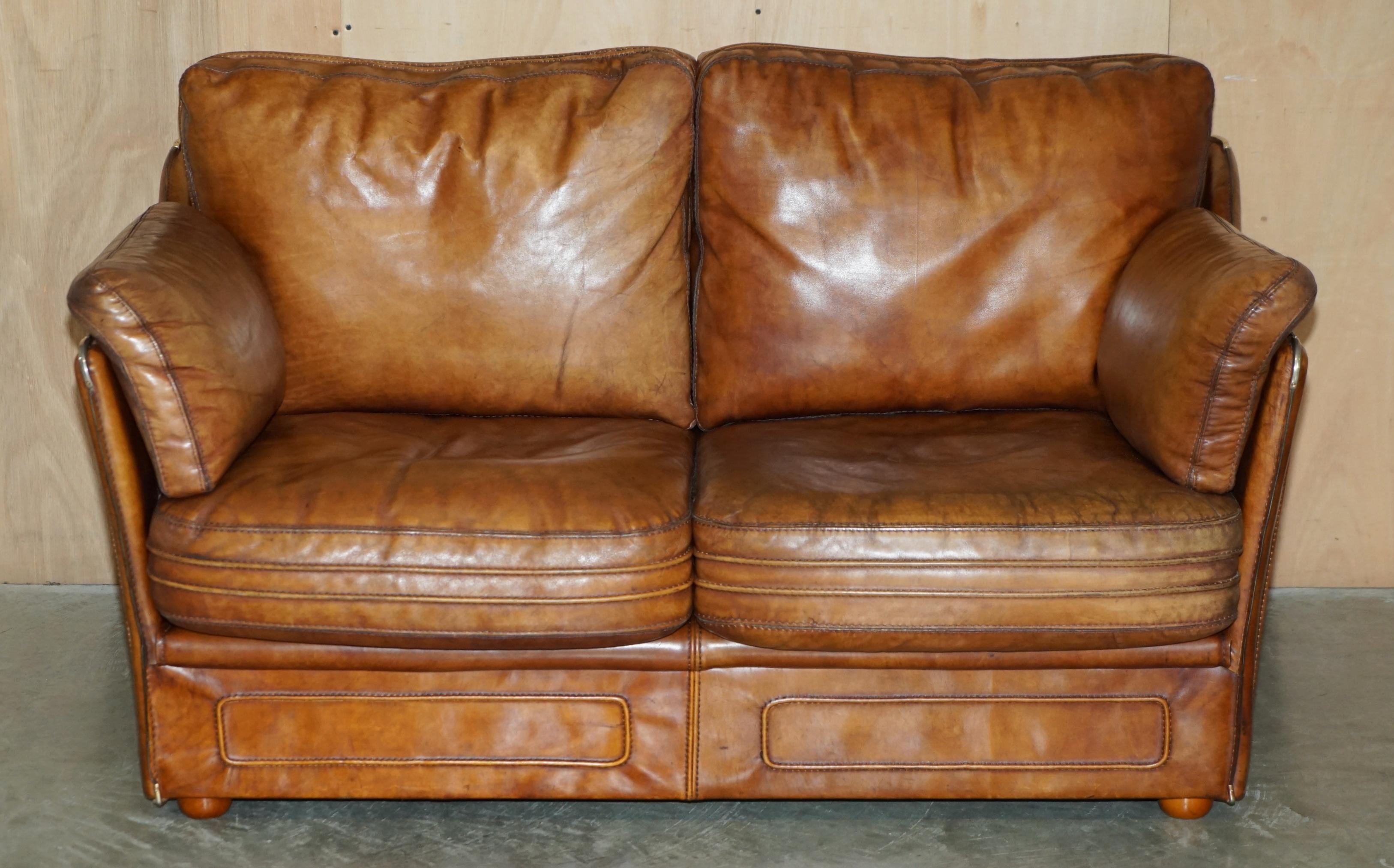 Royal House Antiques

Royal House Antiques is delighted to offer for sale this very cool and highly collectable Roche Bobois Mid Century Modern aged brown leather two seat sofa 

Please note the delivery fee listed is just a guide, it covers within
