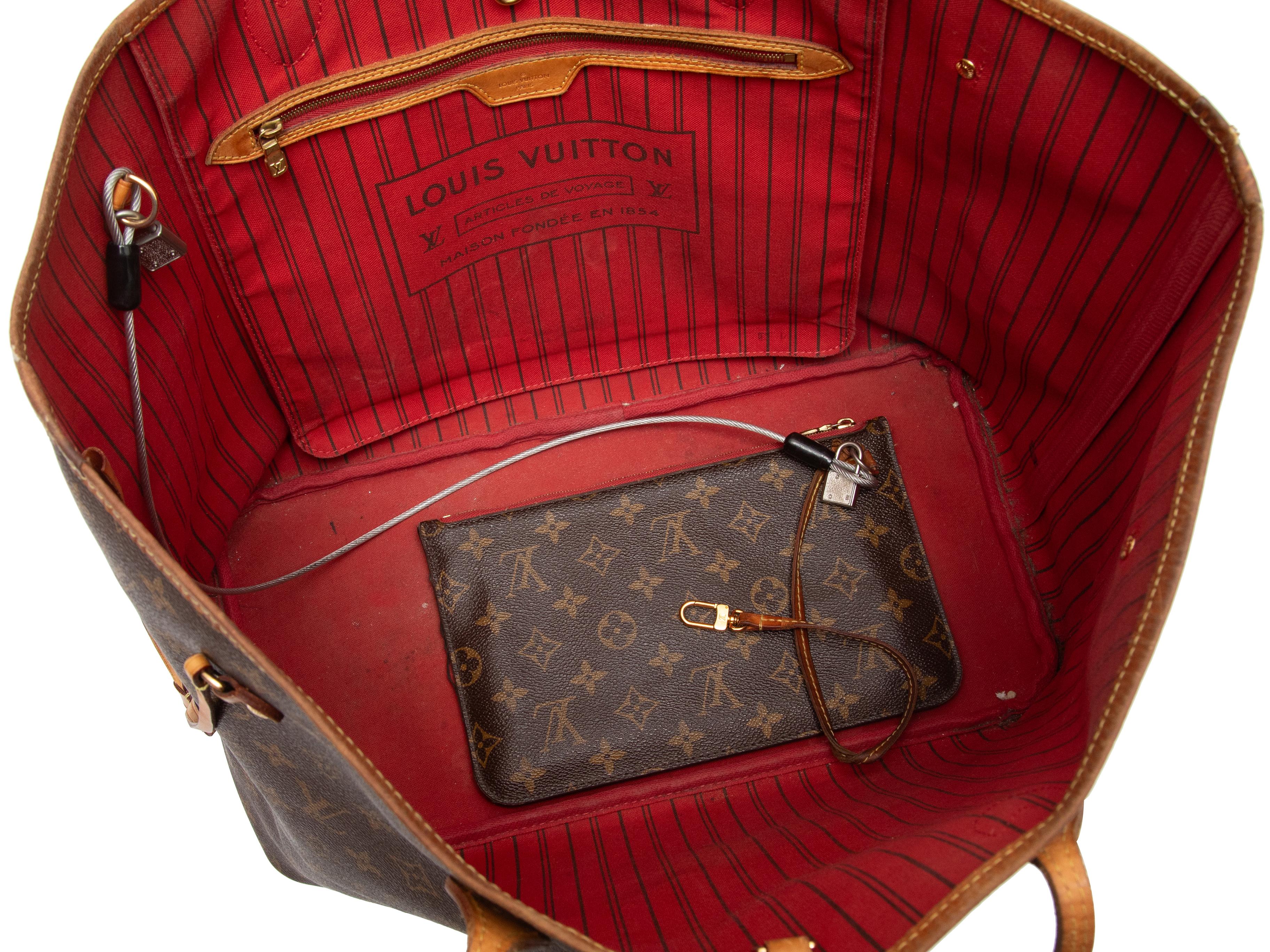 Vintage Brown Louis Vuitton Monogram Neverfull GM Bag In Good Condition In New York, NY