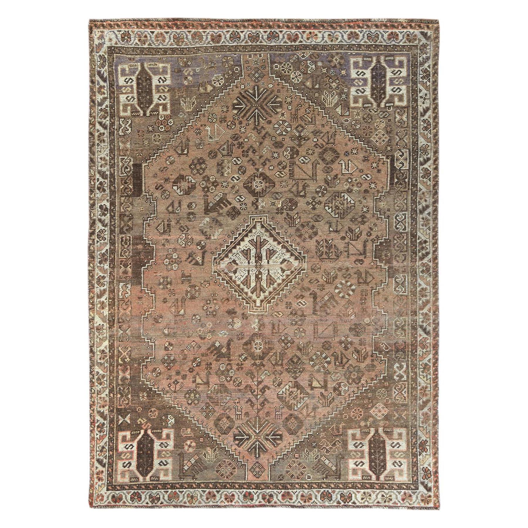 Colorful Oversized Persian Heriz, Clean, Hand Knotted Oriental Rug For