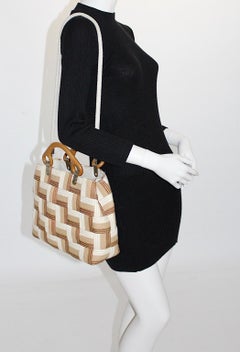 Vintage Brown PVC Top Handle Bag / Shoulder Bag 1970s