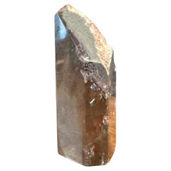 Vintage Brown Rock Crystal Quartz Tower / Sculpture
