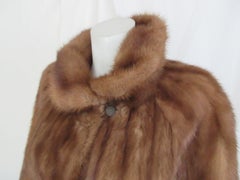Vintage Brown Sable Fur Coat