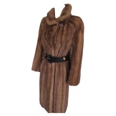 Vintage Brown Sable Fur Coat