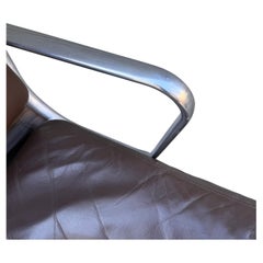 Vintage  Chaise Brown Soft Pad par Eames pour Herman Miller
