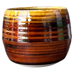 Vintage Brown Studio Pottery Bowl