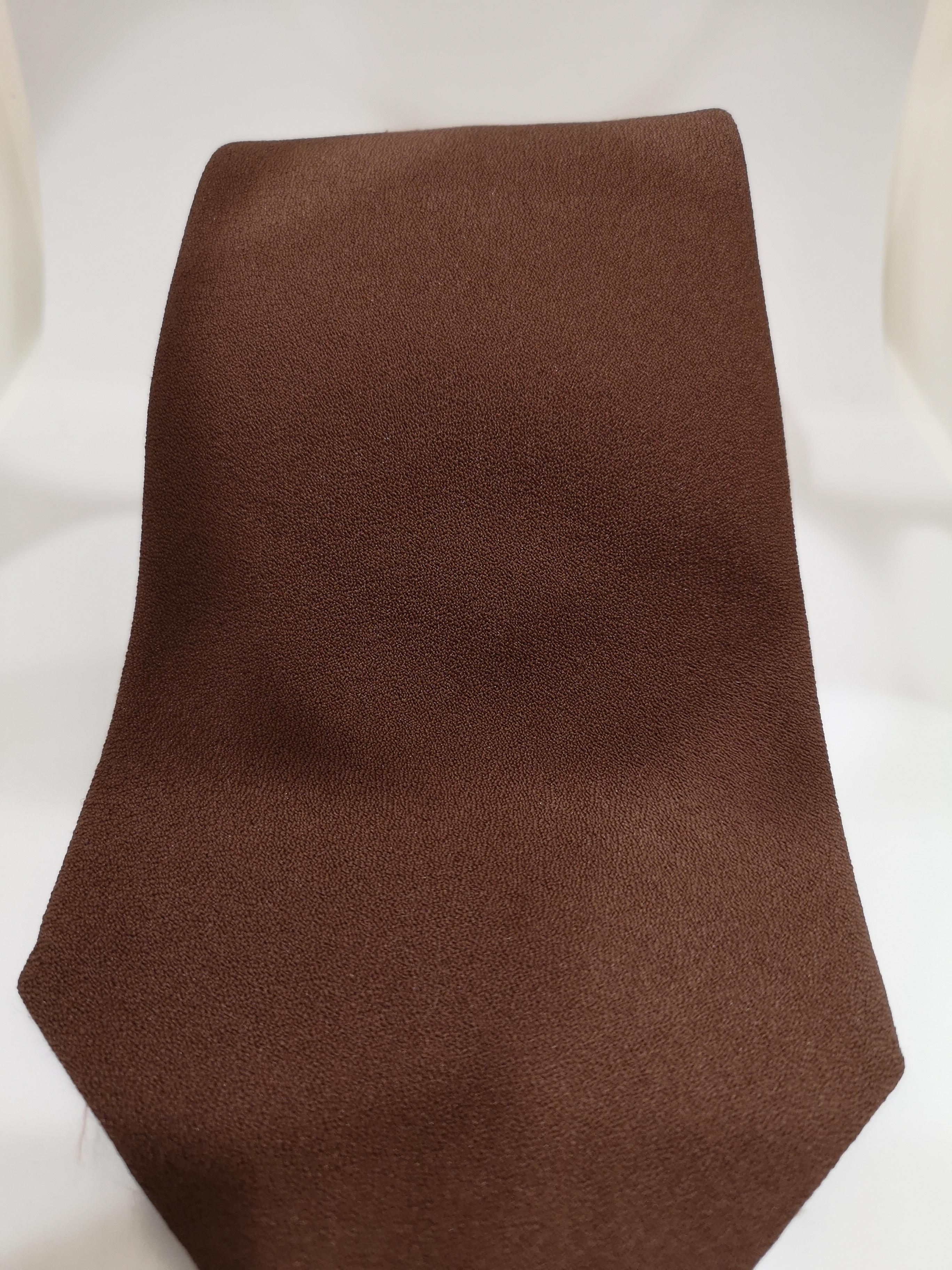 Vintage brown tie In Good Condition In Capri, IT