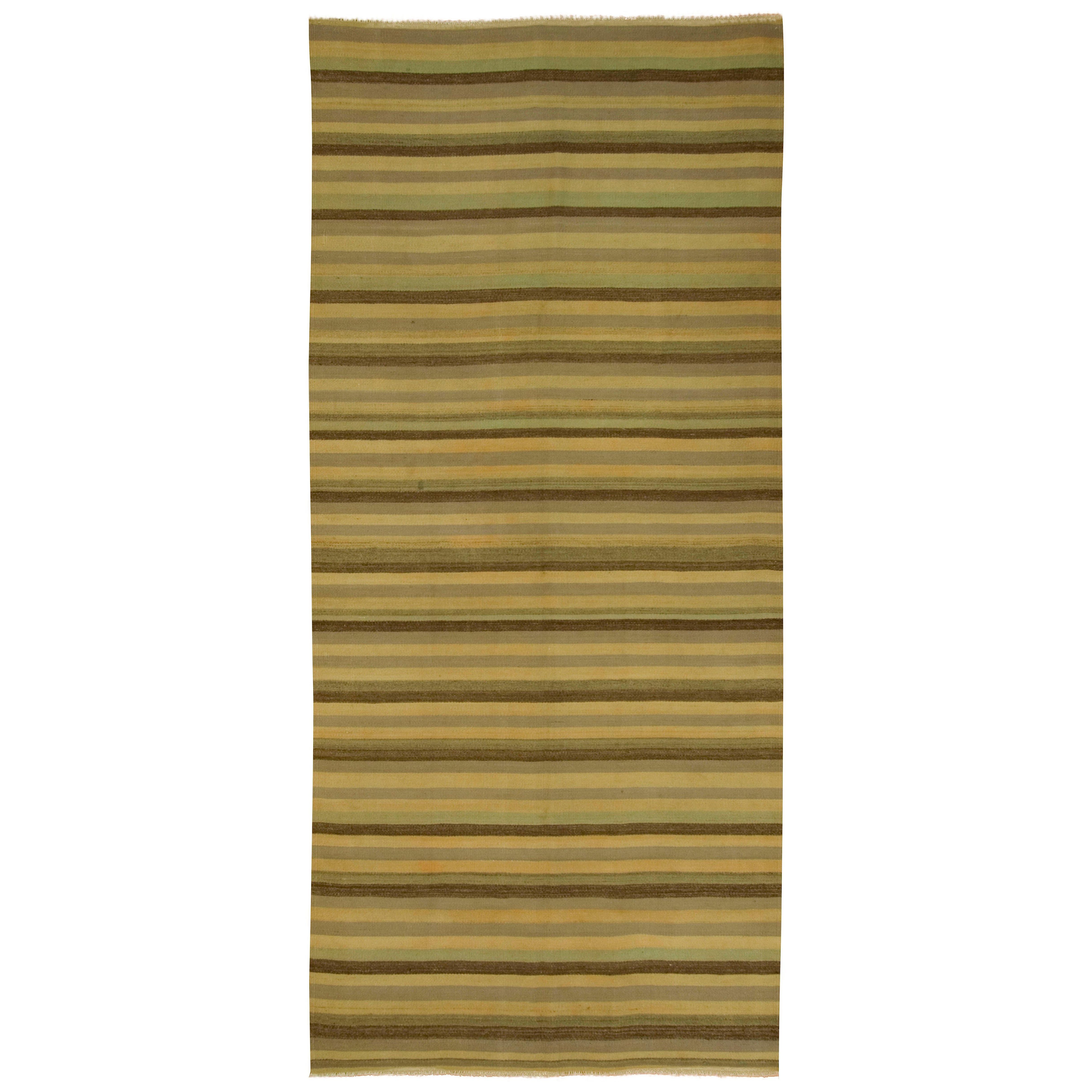 Vintage Braun Türkisch Kilim Läufer  4
4 x 10
10 im Angebot