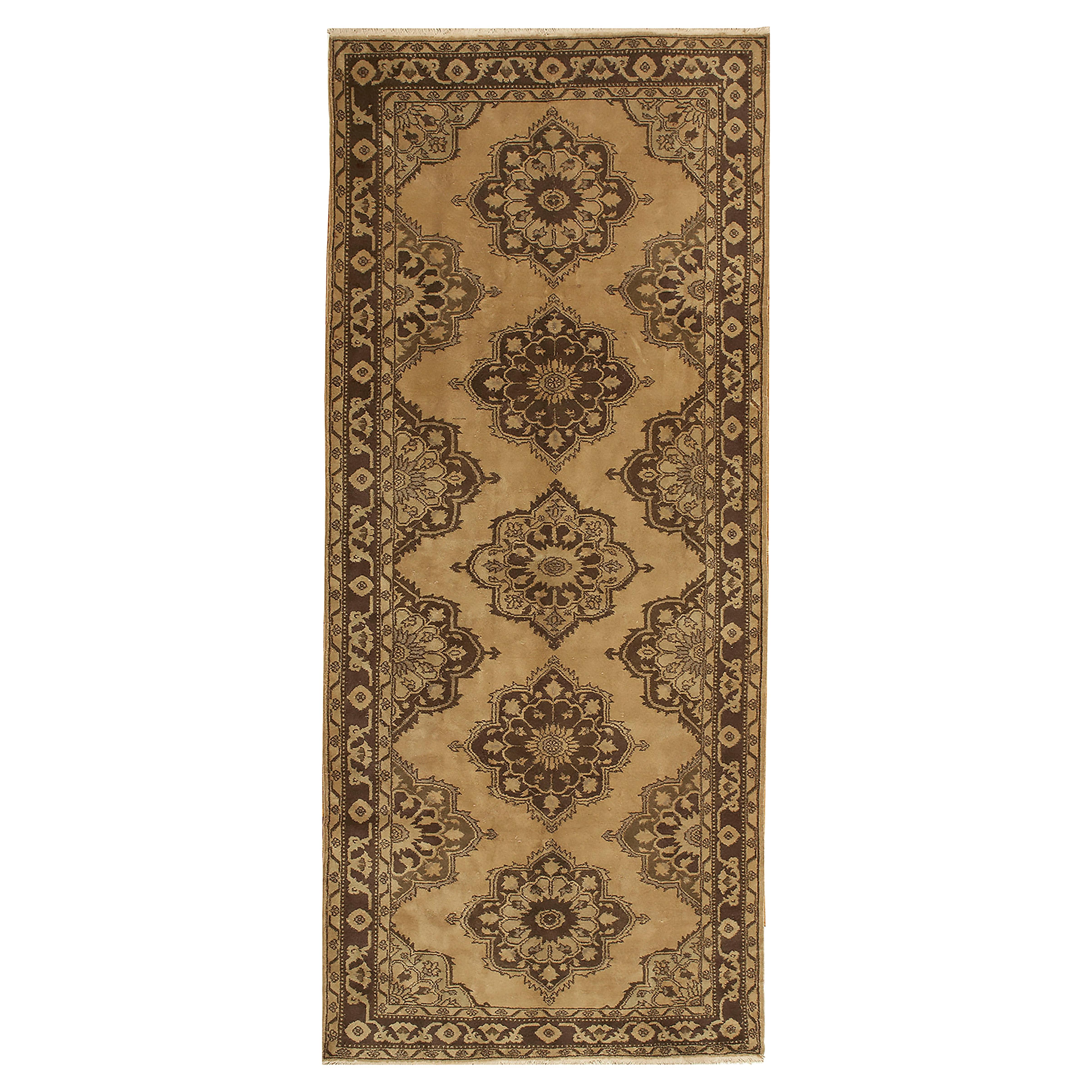 Vintage Brown Turkish Oushak Runner 4
9 x 12
6