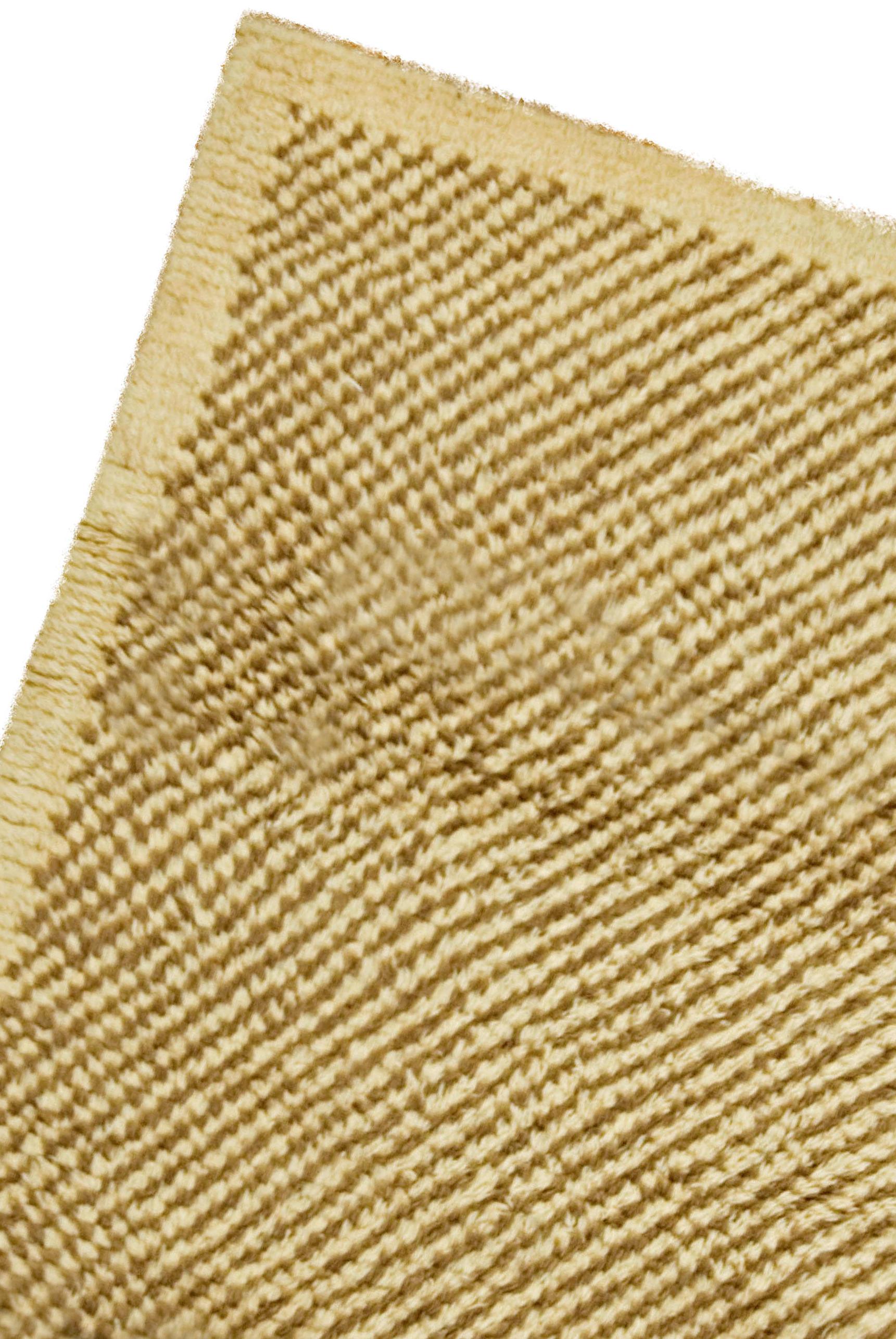 Vintage Braun Türkisch Tulu Teppich Teppich 3'8 x 6'8 (Handgewebt) im Angebot