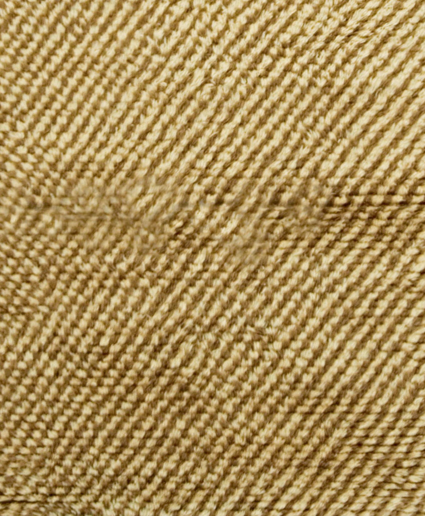 Vintage Braun Türkisch Tulu Teppich Teppich 3'8 x 6'8 im Angebot 1