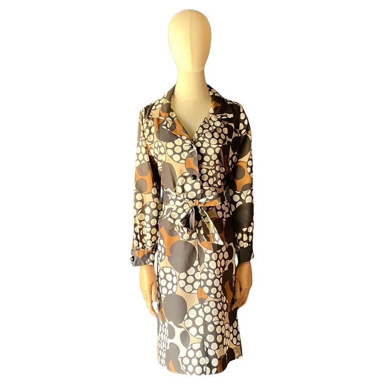 white and brown combination dress Davia Brown & White Polka Dot Midi Dress with Crescent Print, Pockets & Spaghetti Straps  Elegant & Versatile S