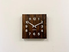 Vintage Brown Wooden Wall Clock from Seth Thomas, 1980s