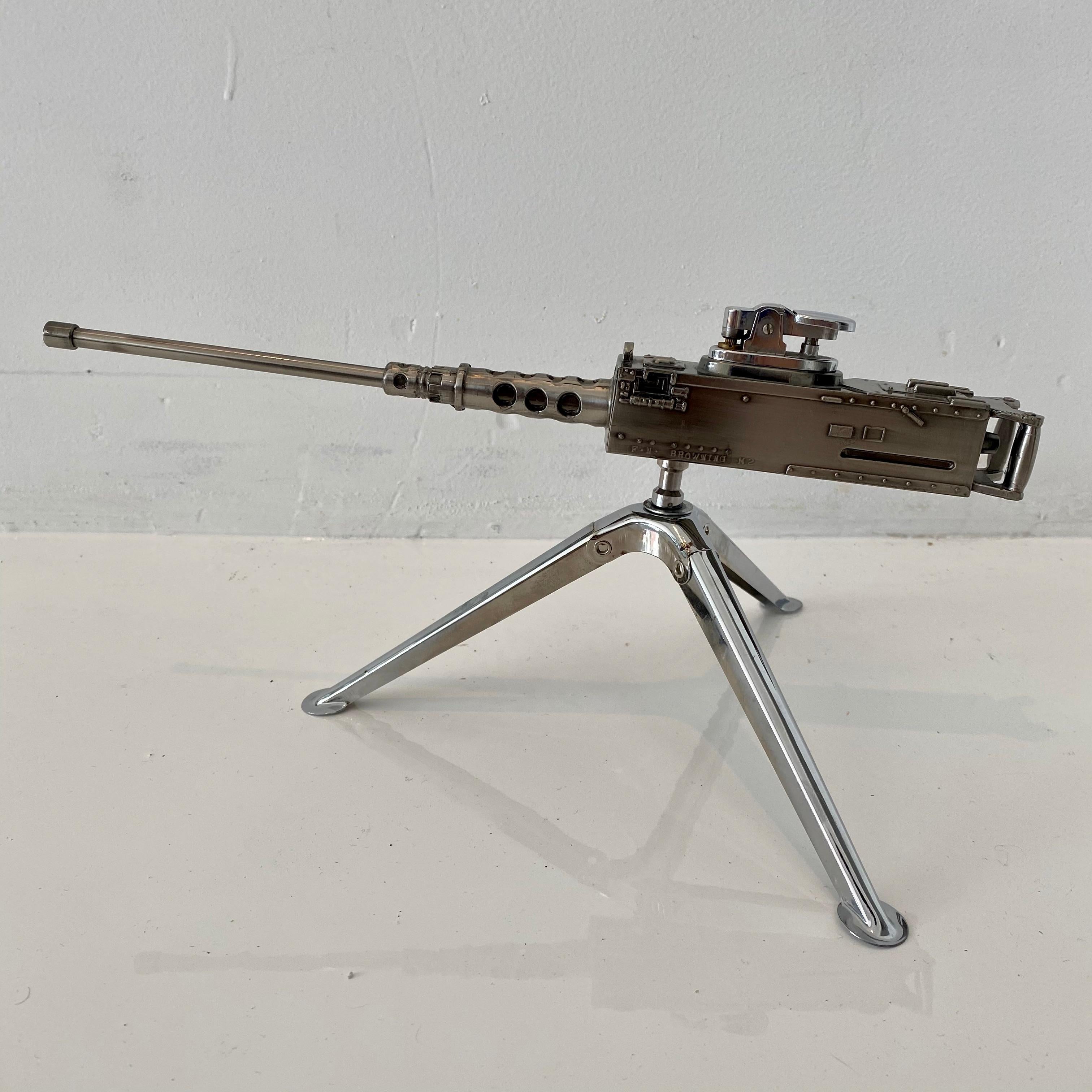 Japanese Vintage Browning M2 Machine Gun Lighter
