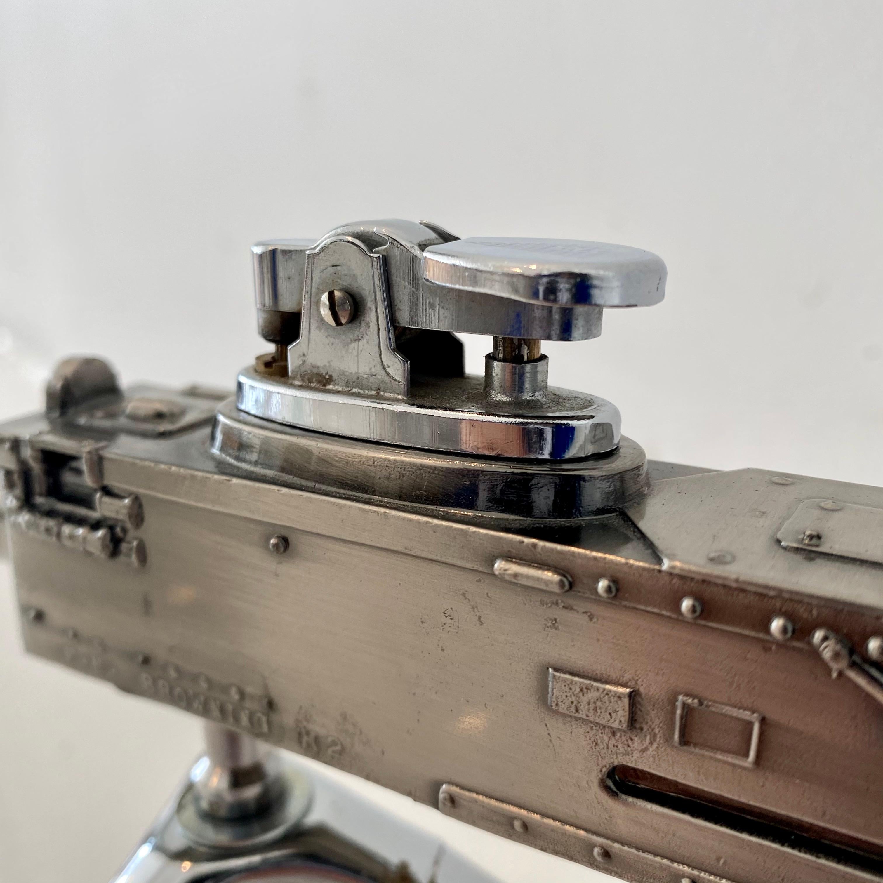 Metal Vintage Browning M2 Machine Gun Lighter